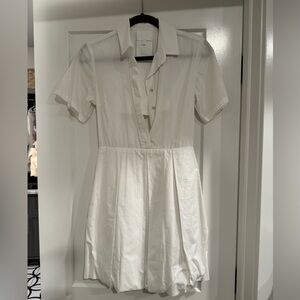 ACE white open back dress